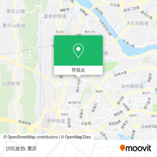 沙区政协地图