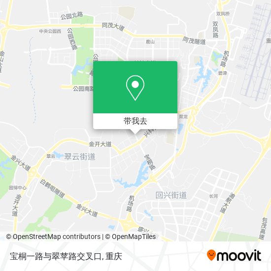 宝桐一路与翠苹路交叉口地图