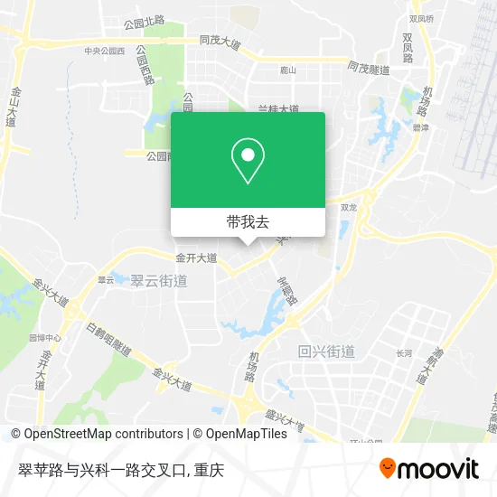 翠苹路与兴科一路交叉口地图