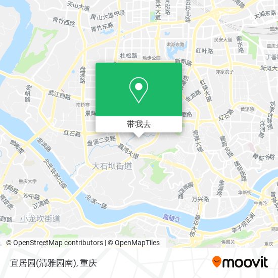 宜居园(清雅园南)地图