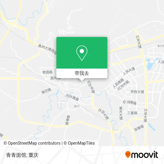 青青面馆地图
