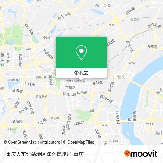 重庆火车北站地区综合管理局地图