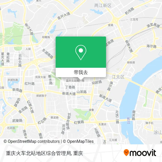 重庆火车北站地区综合管理局地图