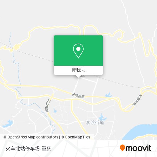 火车北站停车场地图