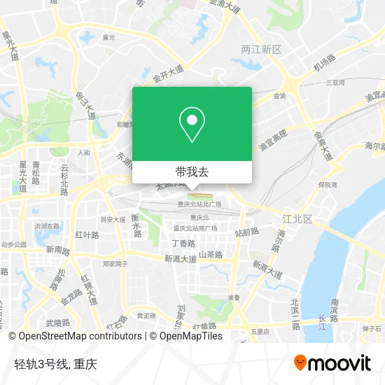 轻轨3号线地图