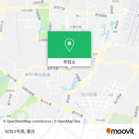 轻轨3号线地图