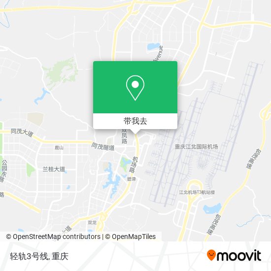 轻轨3号线地图