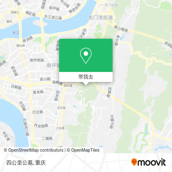 四公里公墓地图