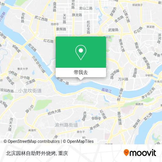 北滨园林自助野外烧烤地图