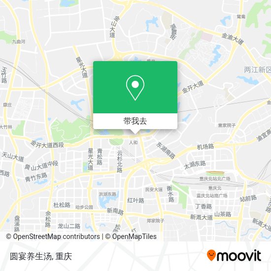 圆宴养生汤地图