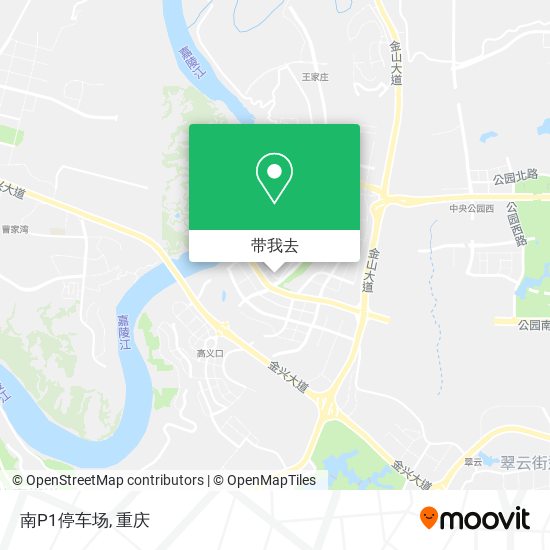 南P1停车场地图
