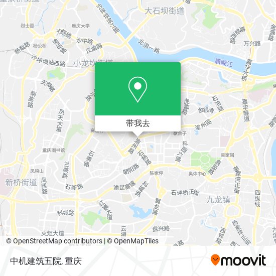 中机建筑五院地图