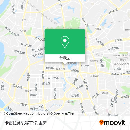 卡雷拉路轨赛车馆地图