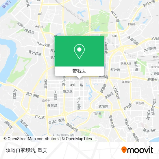 轨道冉家坝站地图