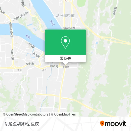 轨道鱼胡路站地图