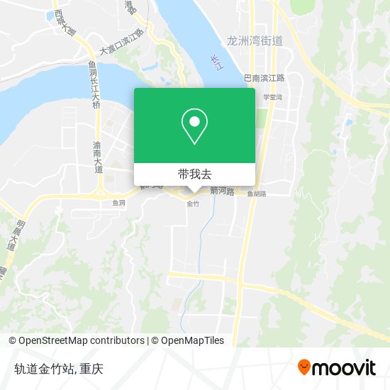 轨道金竹站地图