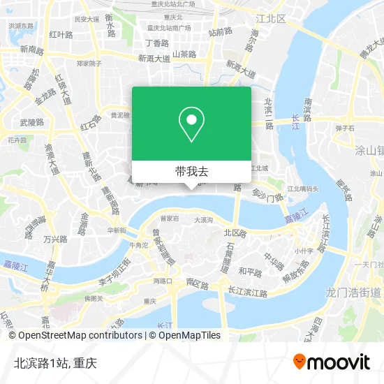北滨路1站地图
