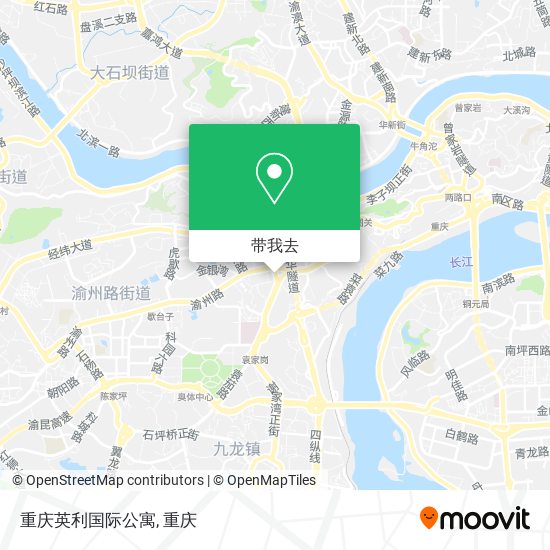 重庆英利国际公寓地图