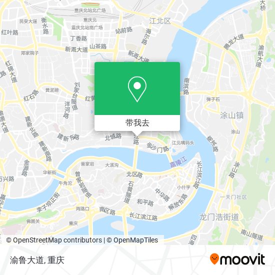 渝鲁大道地图