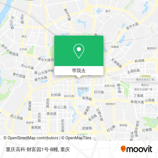 重庆高科·财富园1号-B幢地图