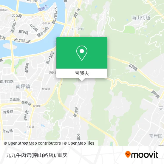 九九牛肉馆(南山路店)地图