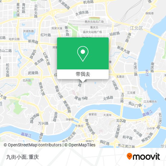 九街小面地图