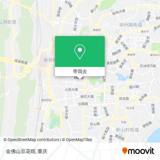 金佛山豆花馆地图