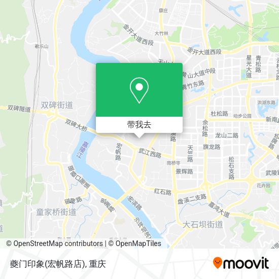 夔门印象(宏帆路店)地图