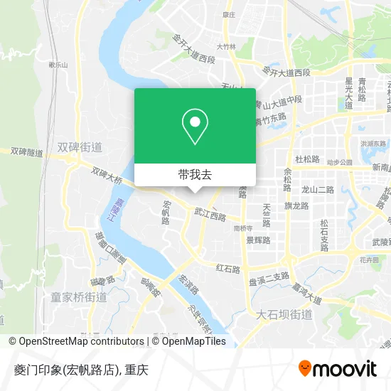 夔门印象(宏帆路店)地图