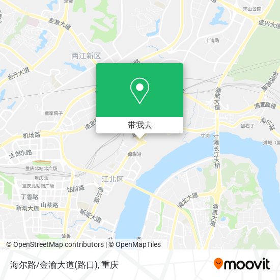 海尔路/金渝大道(路口)地图