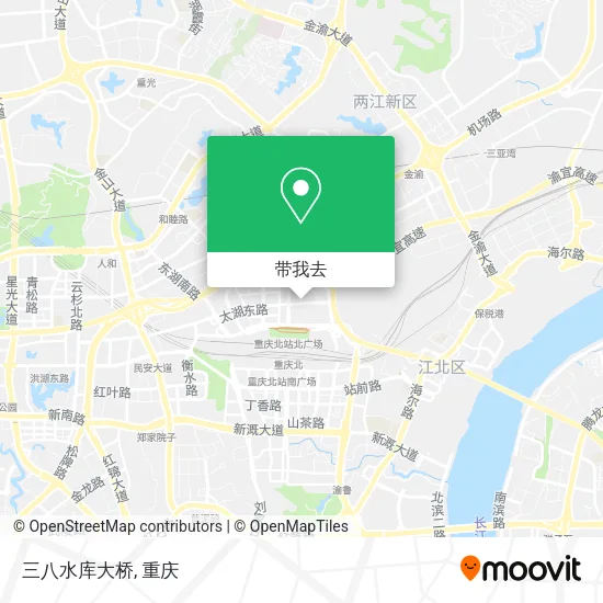 三八水库大桥地图