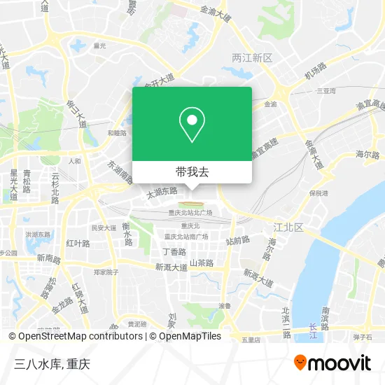 三八水库地图