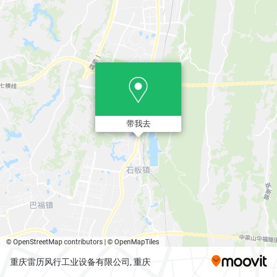 重庆雷历风行工业设备有限公司地图