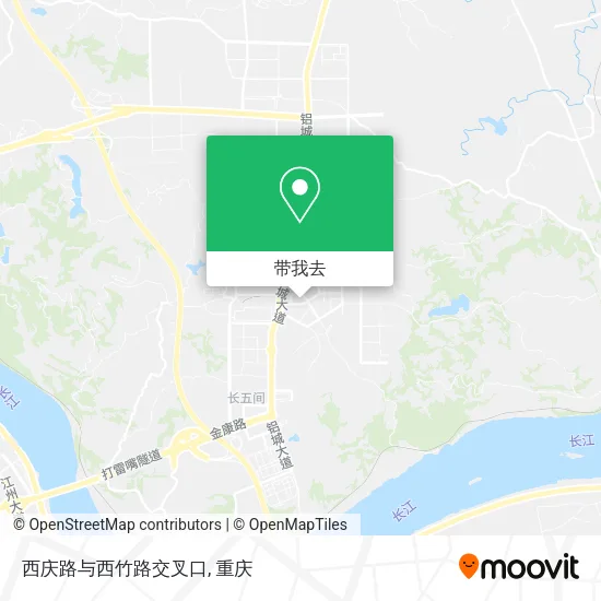 西庆路与西竹路交叉口地图