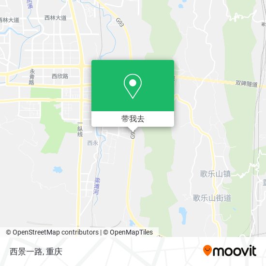 西景一路地图
