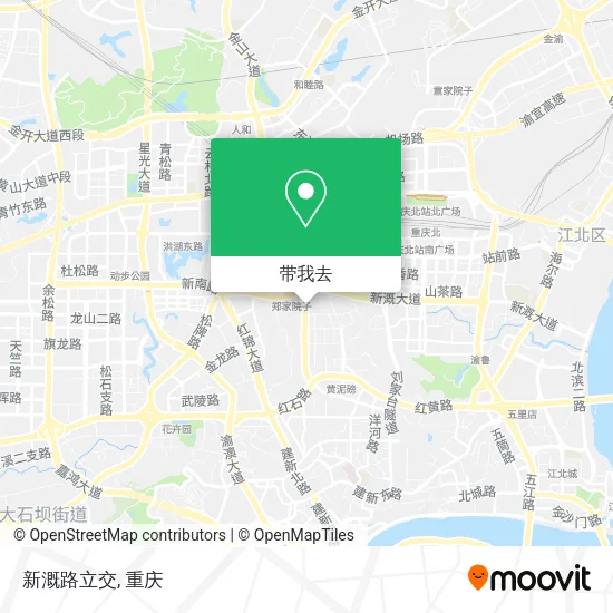 新溉路立交地图