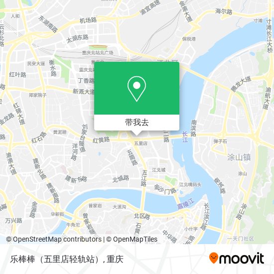 乐棒棒（五里店轻轨站）地图