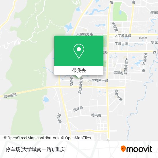 停车场(大学城南一路)地图