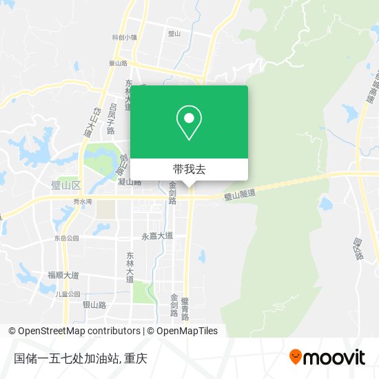 国储一五七处加油站地图