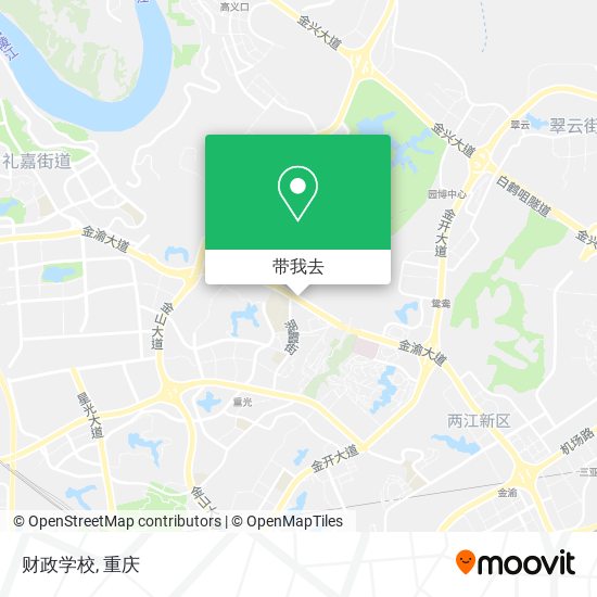 财政学校地图