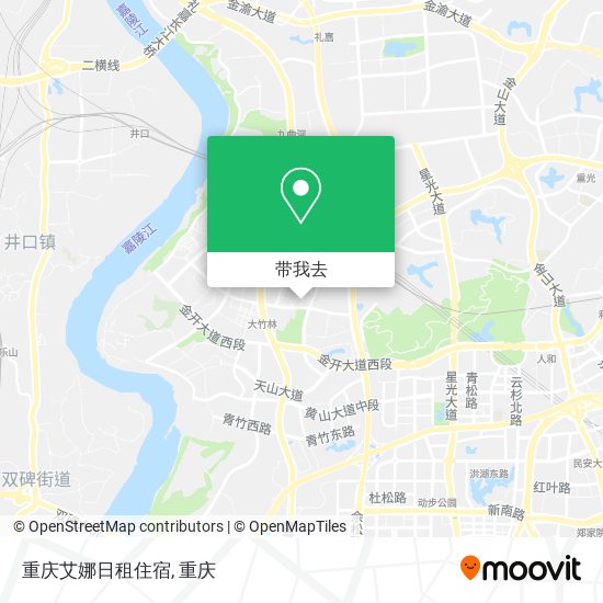 重庆艾娜日租住宿地图