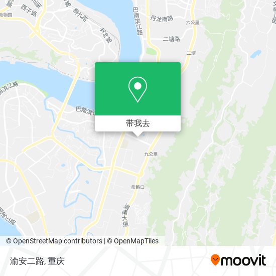 渝安二路地图
