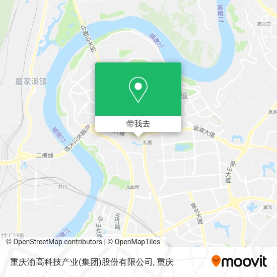 重庆渝高科技产业(集团)股份有限公司地图