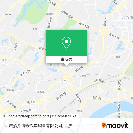重庆渝舟博瑞汽车销售有限公司地图