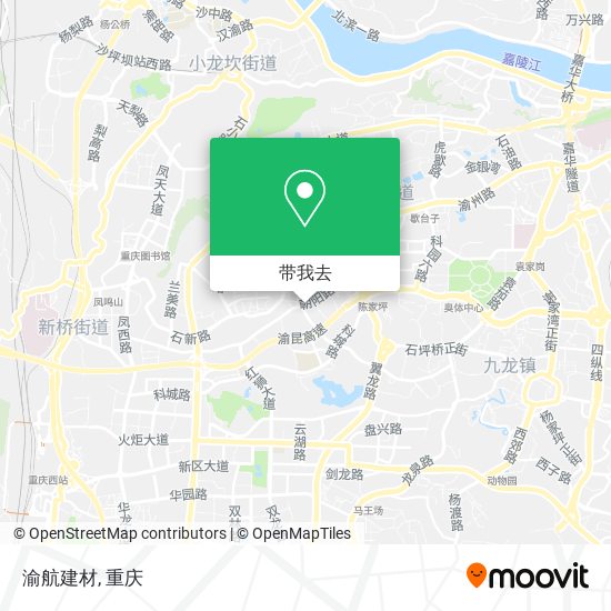 渝航建材地图