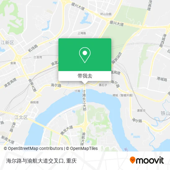 海尔路与渝航大道交叉口地图