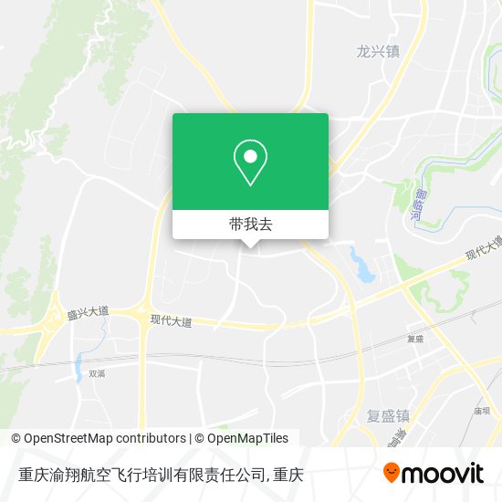 重庆渝翔航空飞行培训有限责任公司地图