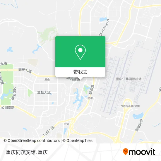 重庆同茂宾馆地图