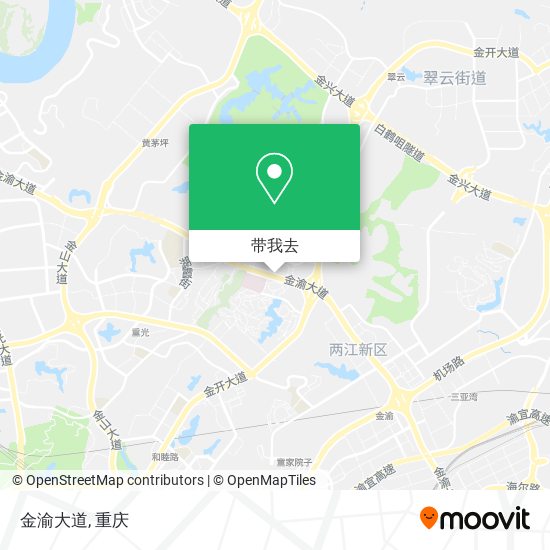 金渝大道地图