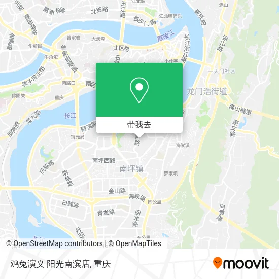 鸡兔演义 阳光南滨店地图
